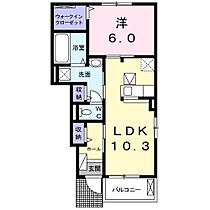 グランド　ソレイユ新栄Ａ 103 ｜ 愛知県豊橋市新栄町字鳥畷89番地1（賃貸アパート1LDK・1階・44.21㎡） その2