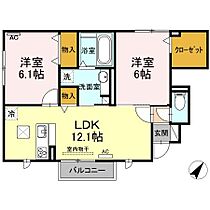 Ｃａｓａ　Ｐｒｉｍａｖｅｒａｌ 105 ｜ 愛知県新城市杉山字柴先47-9（賃貸アパート2LDK・1階・57.50㎡） その2