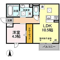 優　平川 101 ｜ 愛知県豊橋市平川本町1丁目5-27（賃貸アパート1LDK・1階・41.01㎡） その2