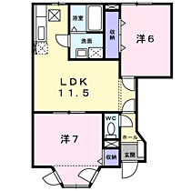 エレガンテ・Ｍ　I 102 ｜ 茨城県鹿嶋市大字宮津台151番地57（賃貸アパート2LDK・1階・53.51㎡） その2