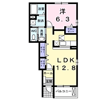 サンライト若松　I 102 ｜ 茨城県神栖市深芝南４丁目8-1（賃貸アパート1LDK・1階・46.49㎡） その2