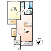 シンフォニーヒルズ  ｜ 茨城県鹿嶋市大字木滝（賃貸アパート1LDK・1階・44.63㎡） その2