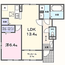 ハピネスシー　I 101 ｜ 茨城県鹿嶋市大字平井1102-3（賃貸アパート1LDK・1階・50.87㎡） その2