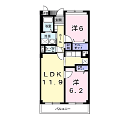 🉐敷金礼金0円！🉐フォンテーヌ・パレスＢ