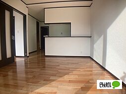 ココハイム E 1階2LDKのリビング/ダイニング