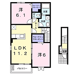 ヴェスティートIII 2階