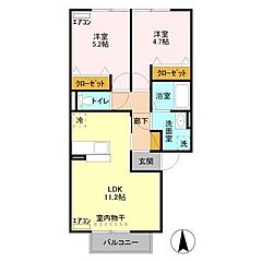 物件の間取り