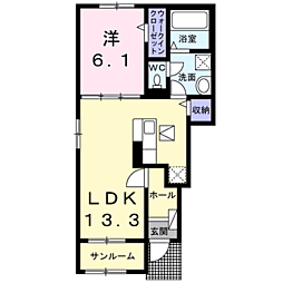 チェリーブロッサム 1階/101