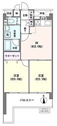 間取図画像 2DK