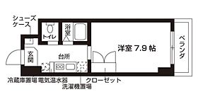 ローズウッド・ハイツ門前仲町 908 ｜ 東京都江東区永代２丁目30-5（賃貸マンション1K・9階・23.14㎡） その2