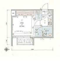 リヴシティ両国四番館 603 ｜ 東京都墨田区亀沢２丁目13-5（賃貸マンション1K・6階・25.73㎡） その2