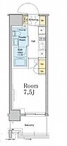 プラウドフラット両国サウス 506 ｜ 東京都墨田区千歳１丁目2-4（賃貸マンション1K・5階・25.16㎡） その2