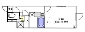 クレサージュ亀戸 402 ｜ 東京都江東区亀戸３丁目30-19（賃貸マンション1K・4階・18.34㎡） その2