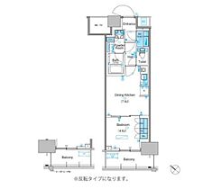 パークアクシス豊洲キャナル 1511 ｜ 東京都江東区豊洲６丁目2-11（賃貸マンション1DK・15階・36.15㎡） その2