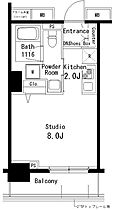 パークアクシス亀戸 1206 ｜ 東京都江東区亀戸１丁目8-6（賃貸マンション1K・12階・26.07㎡） その2