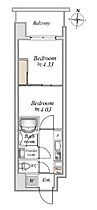 ドゥーエ両国III 203 ｜ 東京都墨田区緑１丁目2-5（賃貸マンション2K・2階・25.65㎡） その2