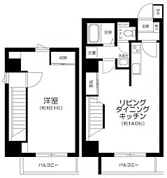 ParkSide東陽 1LDKの間取図画像
