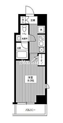 アイル東京深川 1Kの間取図画像