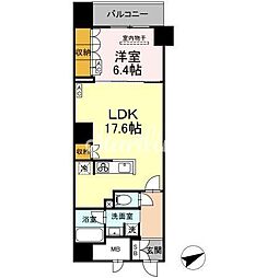 サンジョイアゼロ 1LDKの間取図画像