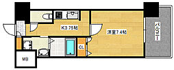 S-RESIDENCE国泰寺一丁目 1Kの間取図画像