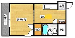 アーバンハイツ千田 1Kの間取図画像