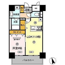仮)中特ビル 1LDKの間取図画像