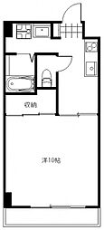 クレール・K 1Kの間取図画像