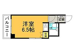 アメニティ吉島通り ワンルームの間取図画像