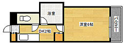 エステート23古江新町 1Kの間取図画像
