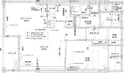 戸坂コーポラス 1LDKの間取図画像