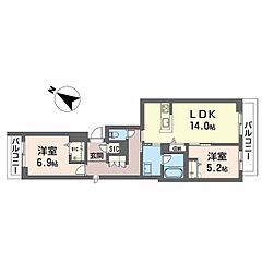 物件の間取り