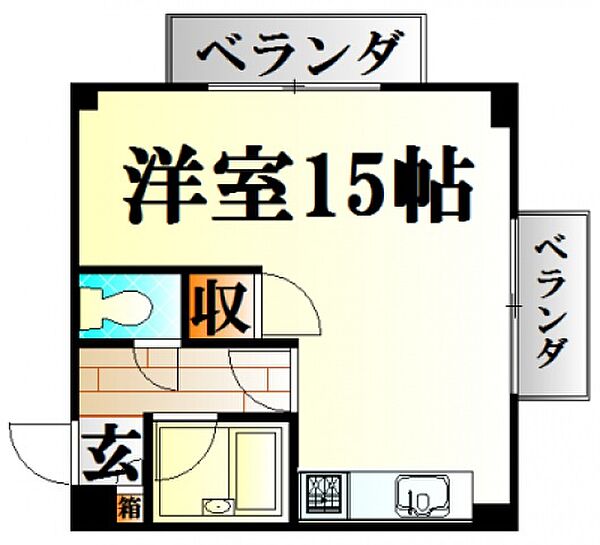 広島県広島市安佐南区西原２丁目(賃貸マンション1R・2階・34.02㎡)の写真 その2