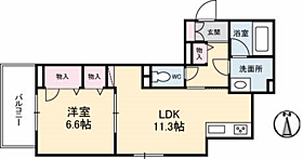 広島県広島市南区宇品東１丁目（賃貸マンション1LDK・3階・46.77㎡） その2