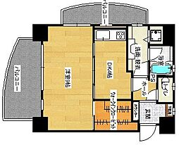 SUNCREST 1DKの間取図画像