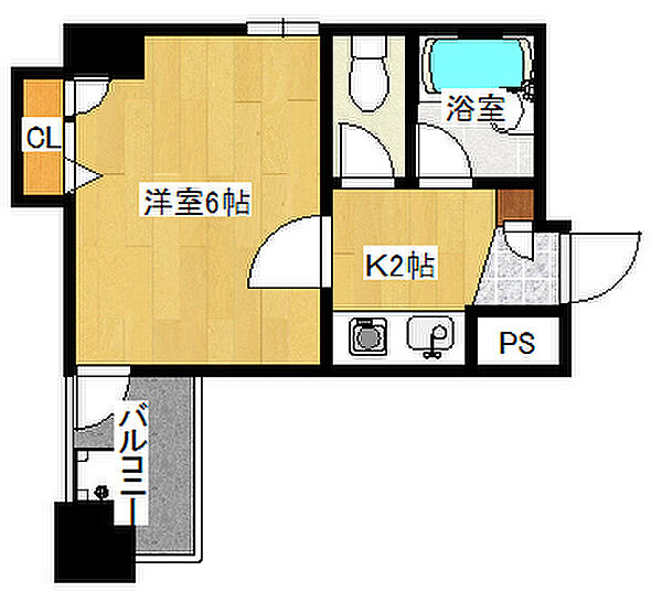 広島県広島市中区大手町５丁目(賃貸マンション1K・3階・18.91㎡)の写真 その2