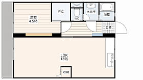 広島県広島市東区戸坂くるめ木１丁目（賃貸マンション1LDK・1階・43.74㎡） その2