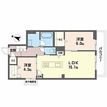 広島県広島市南区旭１丁目（賃貸マンション2LDK・3階・63.23㎡） その2