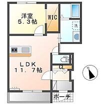 広島県広島市安佐北区亀山２丁目（賃貸アパート1LDK・1階・42.74㎡） その2