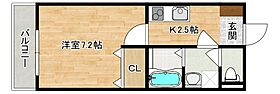 広島県廿日市市地御前１丁目（賃貸アパート1K・1階・25.60㎡） その2