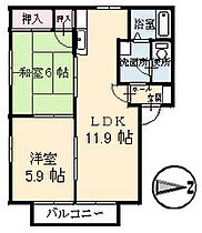 広島県広島市東区馬木７丁目（賃貸アパート2LDK・1階・50.66㎡） その2