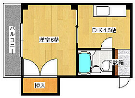 広島県安芸郡府中町鹿籠２丁目（賃貸マンション1DK・2階・22.51㎡） その2