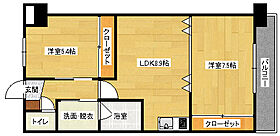 広島県広島市中区十日市町２丁目（賃貸マンション2LDK・6階・49.96㎡） その2