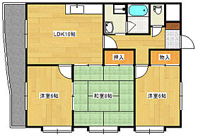 広島県広島市西区井口５丁目（賃貸マンション3LDK・2階・64.80㎡） その2