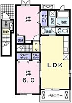 広島県広島市東区福田５丁目（賃貸アパート2LDK・2階・57.07㎡） その2