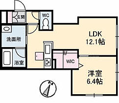 広島県広島市東区尾長西１丁目（賃貸アパート1LDK・1階・45.23㎡） その2