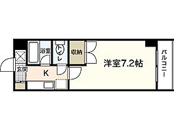 大宮KTビル 1Kの間取図画像