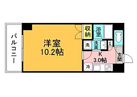 広島県広島市西区楠木町３丁目（賃貸マンション1K・6階・30.21㎡） その2
