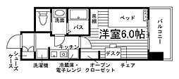 （仮称）学生会館ロイヤルジェルム学南町 1階1Kの間取り