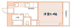 シェーンハイト大和町  ｜ 岡山県岡山市北区大和町１丁目16-9（賃貸マンション1K・3階・28.00㎡） その2