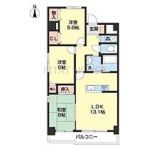 ラ・ブランシェ・Ｓ 201 ｜ 和歌山県和歌山市鷹匠町１丁目（賃貸マンション3LDK・2階・70.05㎡） その2